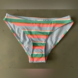 Brand new with tags Xhilaration size small bikini bottom multi color striped